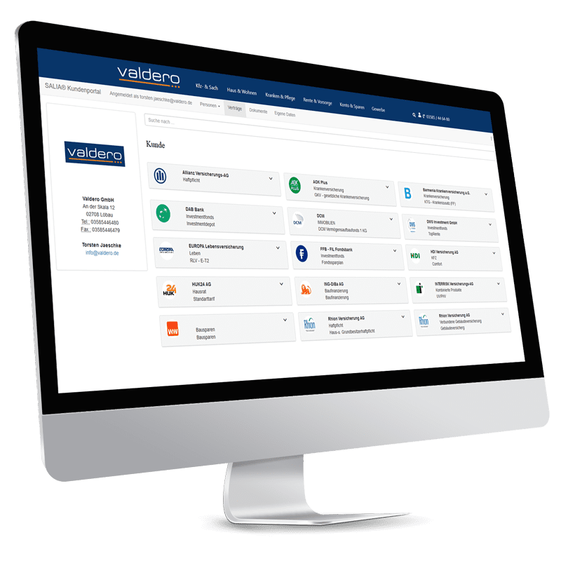 Vertragsuebersicht Mockup Vertragsuebersicht Mockup